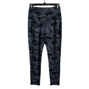 Rachel Zoe Gray Camo High Waist Leggings Women's Ponte Knit Tummy Control S